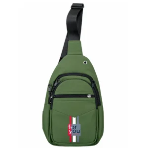 Stylish Crossbody Chest Bag - Green